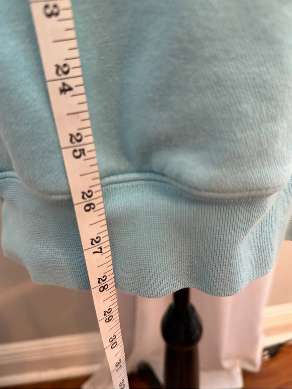 Nike Men's Light Blue Pullover Hoodie with White Logo